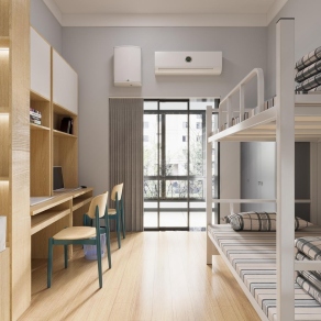 现代宿舍3D模型下载